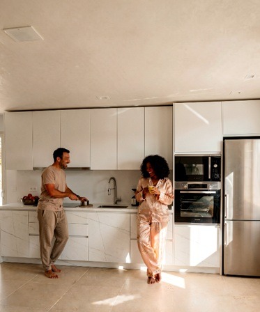 Cozinha Laminada Innovus White Marble FS7089