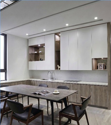 Egger Branco + Carvalho Vicenza Gris